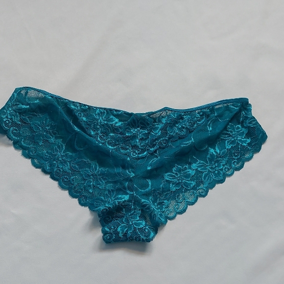 Teal Lace Halter Chemise Womens Size 4XL - Picture 3 of 9
